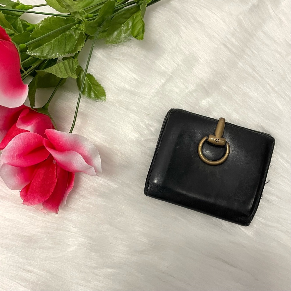 Gucci Horsebit Clasp Flap Wallet
